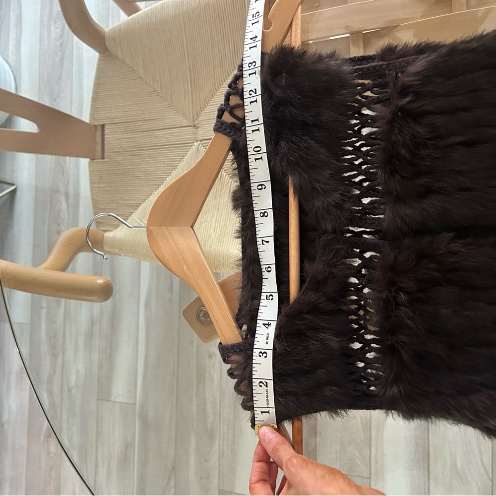 Authentic Angora Rabbit Fur Vest - Picture 10 of 11